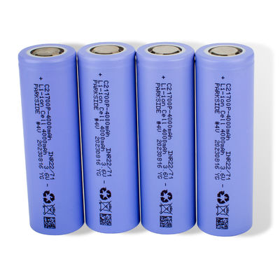 Batterie au lithium 21700, 3,7 V, capacité 5000 mAh, forme ronde, lampe de poche, clé à chocs électrique portative, meuleuse d'angle électrique, batterie d'alimentation pour outils électriques