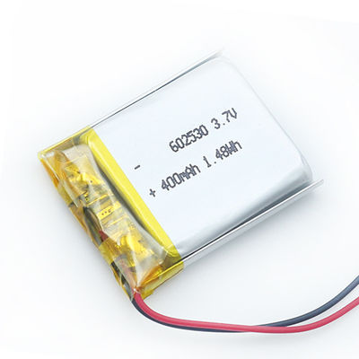 Batterie rechargeable de polymère de lithium de Lipo 3.7v 450mah du Smart Watch 602530