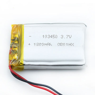 Lampe de désinfection du poids léger 103450 1800mah 3,7 V Li Polymer Battery For Ultraviolet