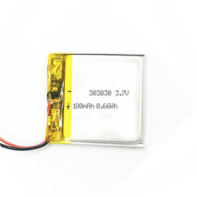 Batterie légère 303030 180mah de polymère de Lipo de place d'affichage