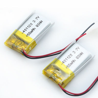 Casque 50mAh de Bluetooth de batterie de polymère de LiCoO2 NMC 401120 0.185wh Lipo