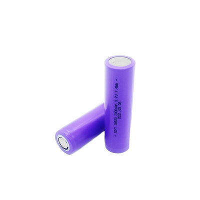 Batterie 18650 2000mah cylindrique de TUV cellule rechargeable de lithium de 3,7 volts