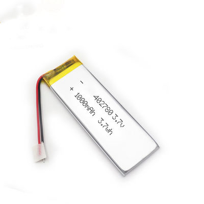 Batterie 4.0mm mince flexible faite sur commande 3.7V 1000Mah 402780 de Lipo