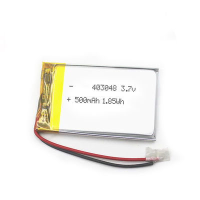 MSDS batterie plate ultra légèrement 403048 de polymère de lithium de 3,7 volts