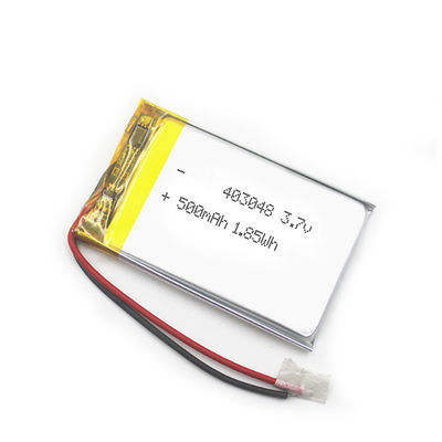 MSDS batterie plate ultra légèrement 403048 de polymère de lithium de 3,7 volts
