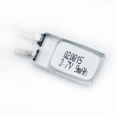 1.2g 2mm profondément 020815 3,7 V Li Polymer Battery 9mah pour le lecteur magnétique Head