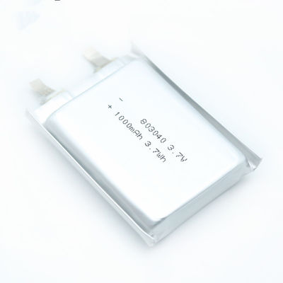 Batterie médicale de la batterie au lithium d'IEC62133 8.0*30*43mm 3.7v 1000mah Lipo