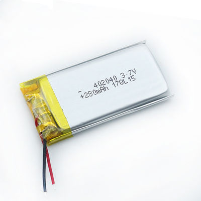 402040 casque Li Polymer Battery rechargeable 250mah