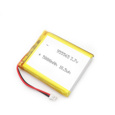 Li Polymer Battery rechargeable adapté aux besoins du client 955565 5000mah