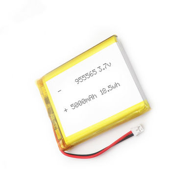 Li Polymer Battery rechargeable adapté aux besoins du client 955565 5000mah