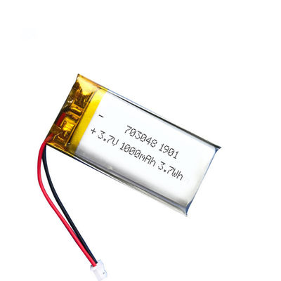 MSDS 703049 1000mah Li Ion Nmc Battery Long Cyclelife 7.0mm épais