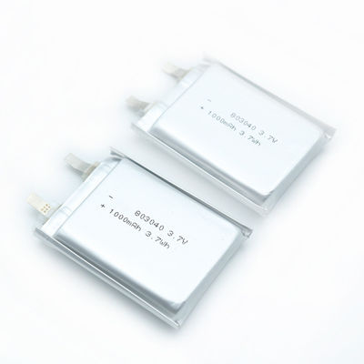 lithium 803040 Ion Battery Cells 1Ah 1000mAh épais de 8.0mm
