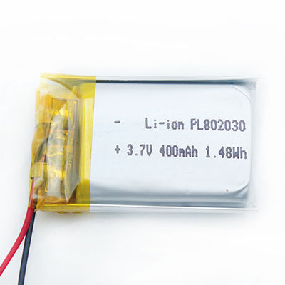 802030 batterie rechargeable de Li Polymer Battery 3.7V 400mAh Lipo de la CE de kc