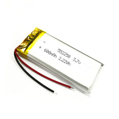 Scanner de code de kc 3,7 V Li Polymer Battery 552250 600mah
