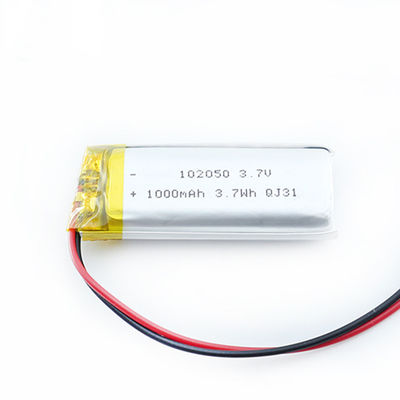 Batterie au lithium médicale de MSDS UN38.3 102050 1050mah