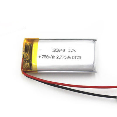 102040 Li Polymer Battery rechargeable