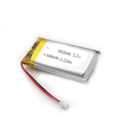 batterie de polymère du lithium 702040 802040