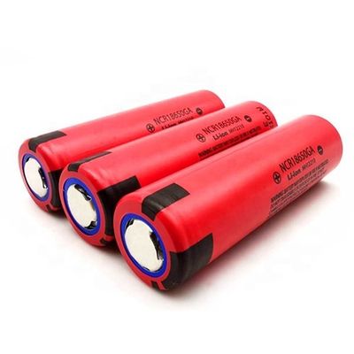 Batterie rechargeable rouge 2400Mah 3.7V MSDS de Nmc de la lampe 18650