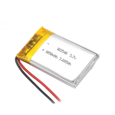 ODM 102540 1050mAh 3,7 V Li Polymer Battery Environmental Friendly d'OEM pour des verres de VR