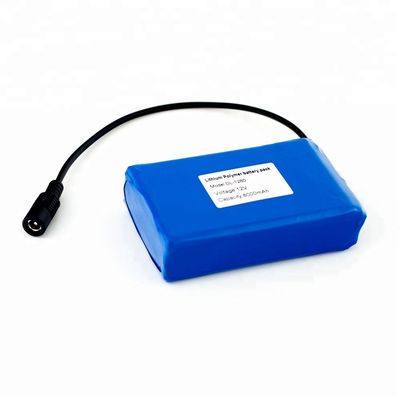 téléphone mobile rechargeable de 8000mah 12v Li Polymer Battery Pack For PDVD